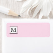 Ihr Brief. Benutzerdefiniertes Monogramm. Schwarz- (Insitu)