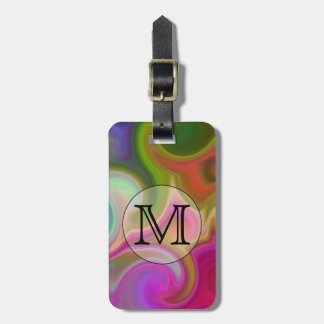 Ihr Brief, bunter Wirbel und kundenspezifisches Gepäckanhänger