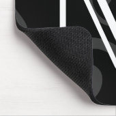 Ihr Brief. Kundenspezifisches schwarzes/weißes Mousepad (Ecke)