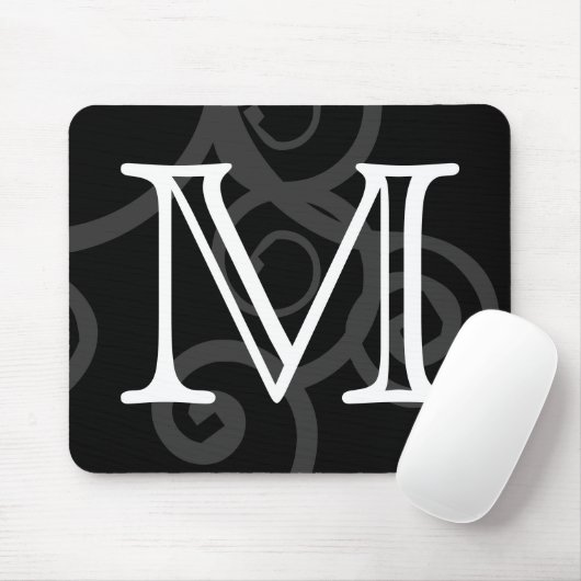 Ihr Brief. Kundenspezifisches schwarzes/weißes Mousepad (Mit Mouse)