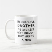 Ihr Bruder Funny Weihnachten Tasse 11oz Cerami (Links)