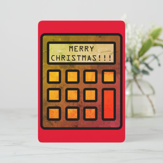 Ihr Buchhalter wünscht Ihnen ... Frohe Weihnachten (Stehend Vorderseite)