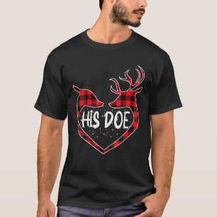 Ihr Buck Seine Dose Rentier Xmas Pajamas Matching  T-Shirt