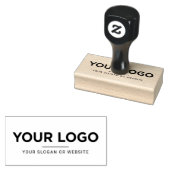 Ihr Business Inline Logo, Website, Slogan Gummistempel (Stempel)