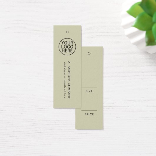 Ihr Business-Logo Elegante Bekleidungspreis (Schreibtisch)