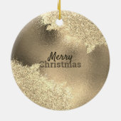 Ihr Business-Logo Keramik Ornament (Hinten)