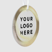 Ihr Business-Logo Ornament (Vorderseite)