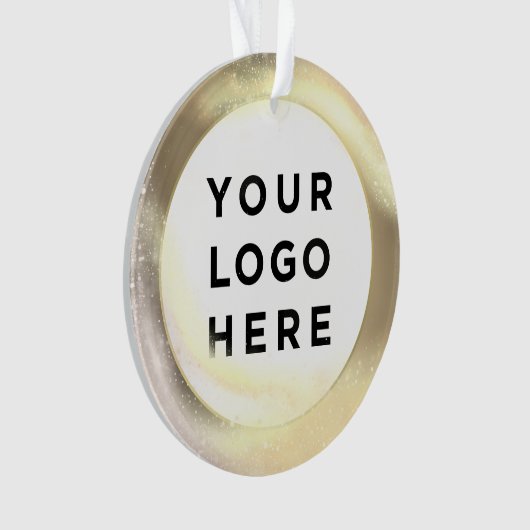 Ihr Business-Logo Ornament (Vorderseite)