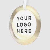 Ihr Business-Logo Ornament (Vorderseite)