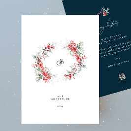 Ihr Business-Logo und Ihr Foto - Der glücklichste  Feiertagskarte