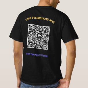 Ihr Business QR Code Marken T-Shirt Beispiel