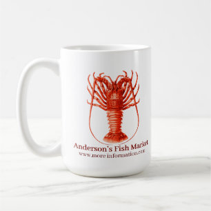 Ihr Business Red Spiny Lobby Kaffeetasse