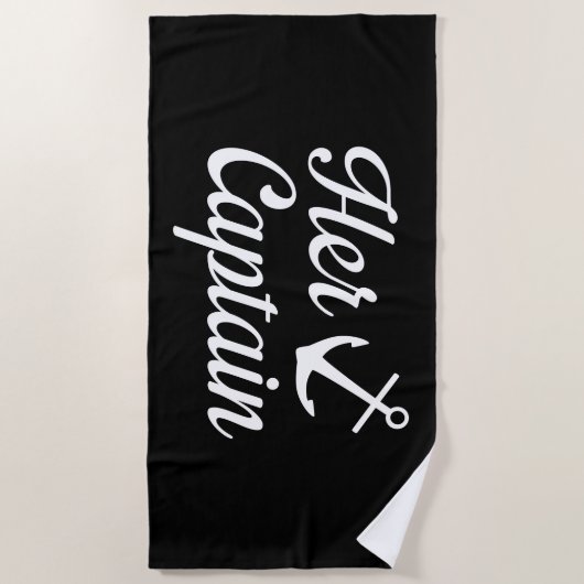 Ihr Captain Strandtuch (Vorderseite)