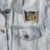 Ihr Cat Dog Pet Foto Kamala Harris Wahl Button (Beispiel)