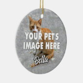 Ihr Chat-Foto Keramik Ornament (Rechts)