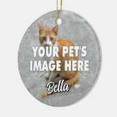 Ihr Chat-Foto Keramik Ornament (Links)