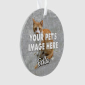 Ihr Chat-Foto Ornament (Vorderseite)