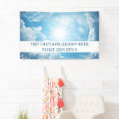 Ihr Church Fellowship Blue Himmlisch Sky Banner (Insitu)