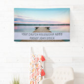 Ihr Church Fellowship Lake Dock Sky Banner (Insitu)