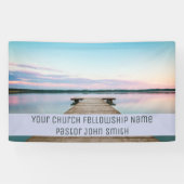 Ihr Church Fellowship Lake Dock Sky Banner (Horizontal)