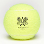 Ihr Club Name Tennis Team Spieler Coach Custom Tennisbälle (Vorderseite)