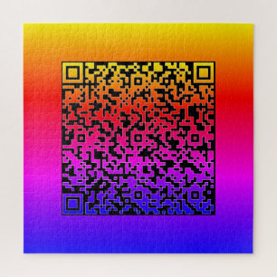Ihr Color QR Code Scan Info Funny Puzzle Beispiel