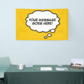 Ihr Comic für Werbebotschaften - Buchen Sie jetzt Banner (Messeveranstaltung)