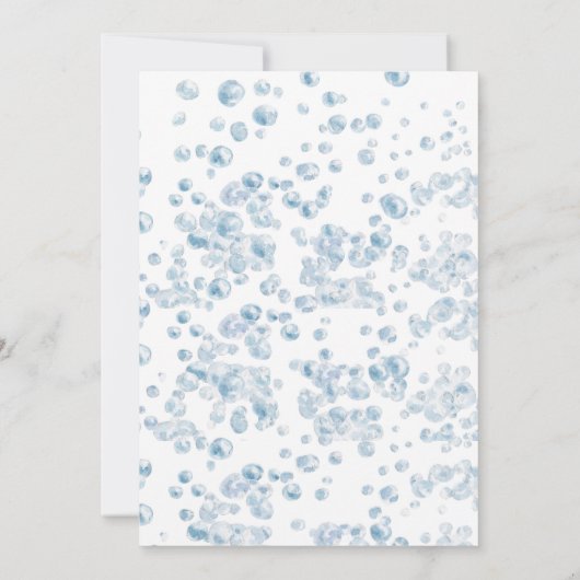 Ihr cooler Meerjungfisch Meerjungfrau Ozean 1. Geb Einladung (Rückseite)