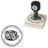Ihr Cooles, stilvolles Firmenlogo Gummistempel (Stempel)