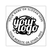 Ihr Cooles, stilvolles Firmenlogo Gummistempel (Prägung)