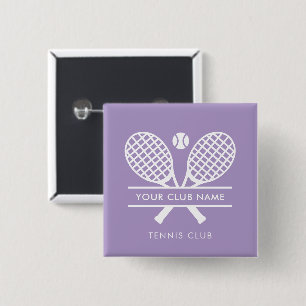Ihr Country Club Name Tennis Team Spieler Swag Button