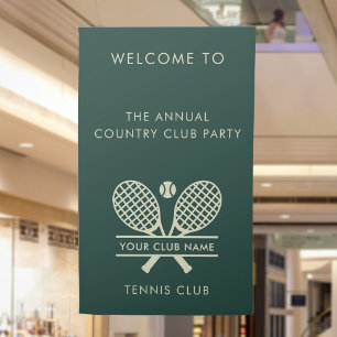 Ihr Country Club Name Tennis Team Veranstaltungen Banner