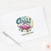 Ihr Crabby-Label Runder Aufkleber (Umschlag)
