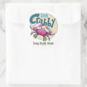 Ihr Crabby-Label Runder Aufkleber (Tasche)