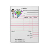 Ihr Crafty Invoice Notepad Notizblock (Rotiert)