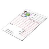 Ihr Crafty Invoice Notepad Notizblock (angewinkelt)