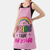 IHR CUSTOM Pride TRIBE farbenfroher LGBTQ+ Regenbo Schürze (InSitu)