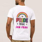 IHR CUSTOM Pride TRIBE farbenfroher LGBTQ+ Regenbo T-Shirt (Rückseite)