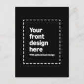 Ihr Design hier Feiertagspostkarte (Vorderseite)