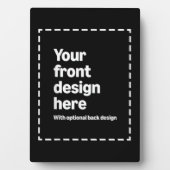 Ihr Design hier Fotoplatte (Vorderseite)