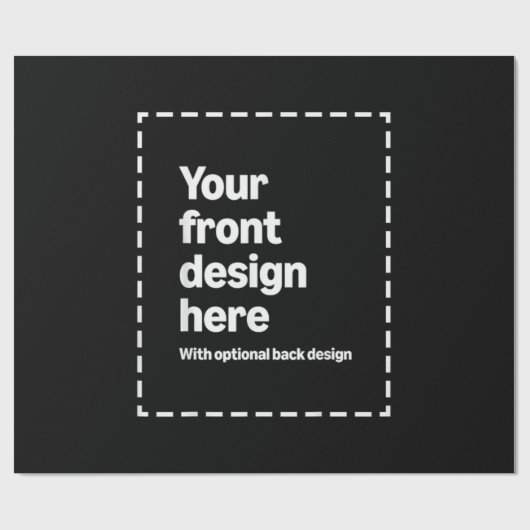 Ihr Design hier Geschenkpapier (Flach)
