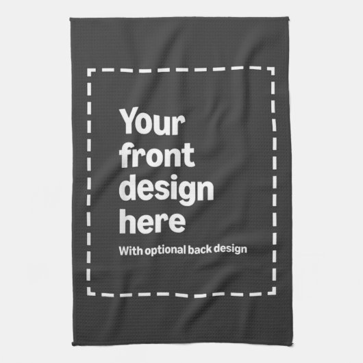 Ihr Design hier Geschirrtuch (Vertikal)