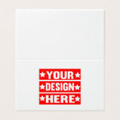 Ihr Design hier individuell (Außenseite Aufgefaltet)