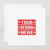 Ihr Design hier individuell Dankeskarte (Vorne/Hinten)