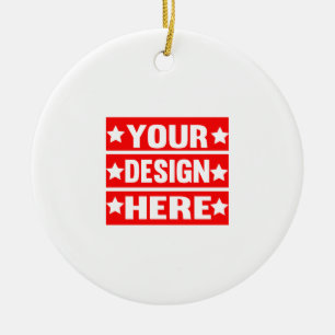Ihr Design hier individuell Keramik Ornament