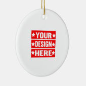 Ihr Design hier individuell Keramik Ornament (Rechts)