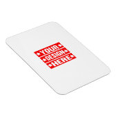 Ihr Design hier individuell Magnet (Rechte Seite)