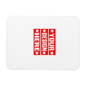 Ihr Design hier individuell Magnet (Horizontal)