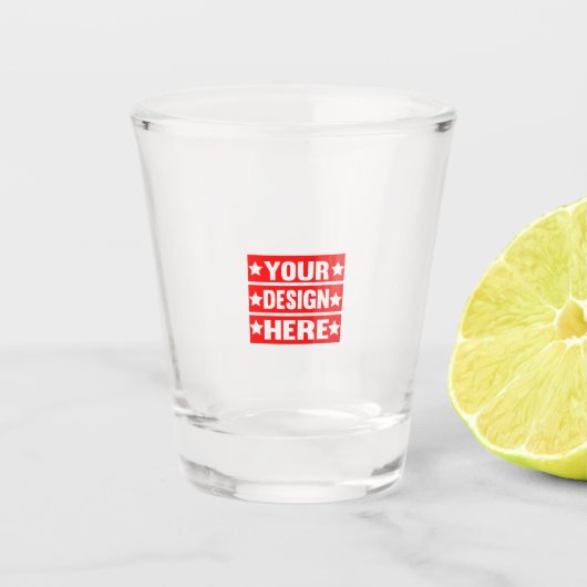 Ihr Design hier individuell Schnapsglas (Vorderseite)