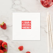 Ihr Design hier individuell Serviette (Beispiel)